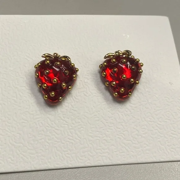 🍓Kate Spade Strawberry earrings - Picture 6 of 7